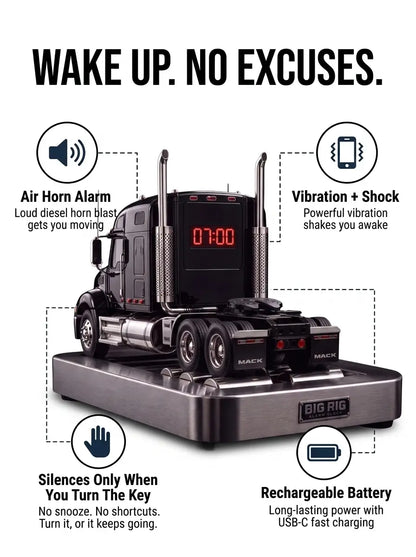 Big Rig™ Semi-Truck Alarm Clock
