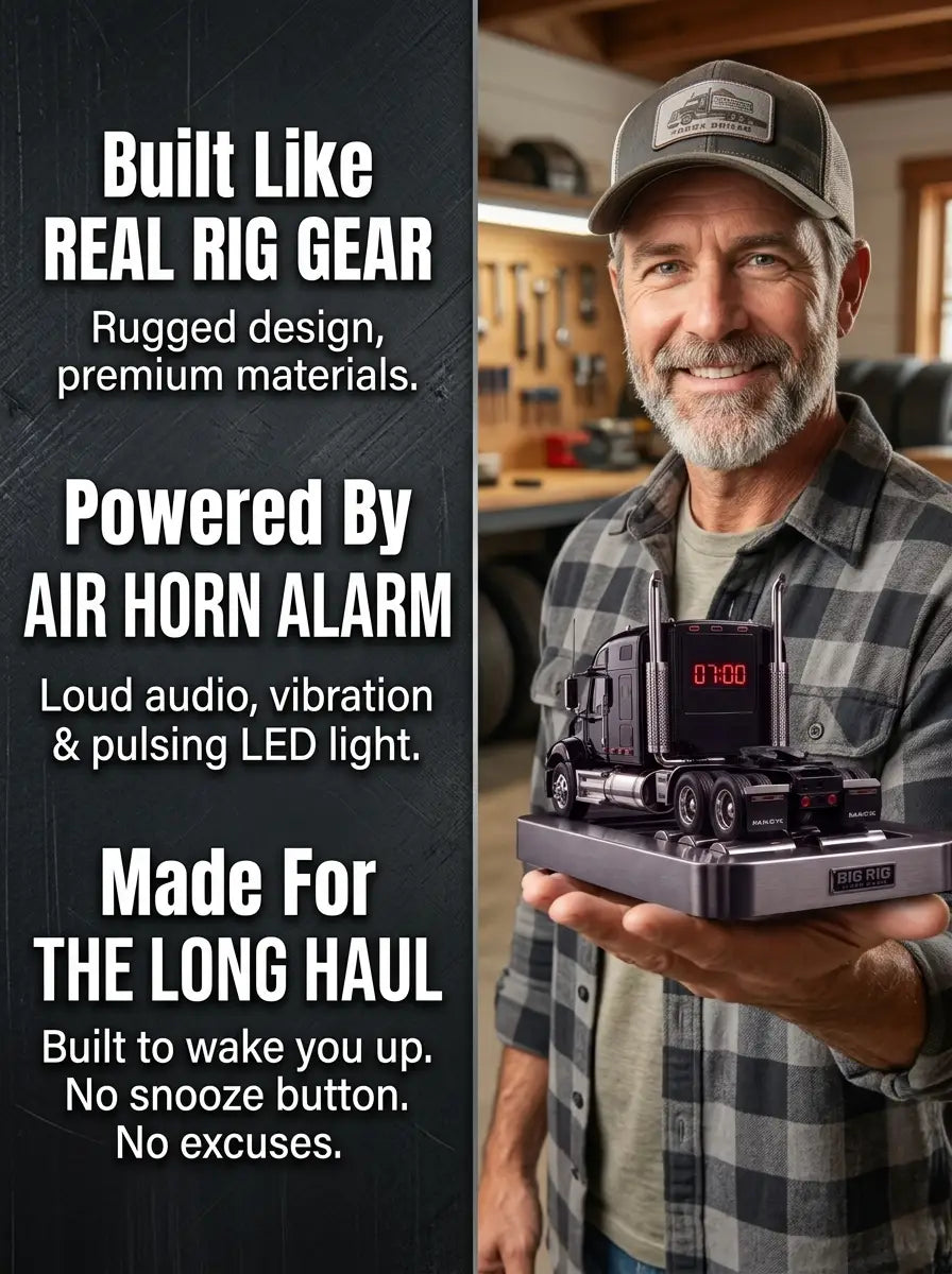 Big Rig™ Semi-Truck Alarm Clock