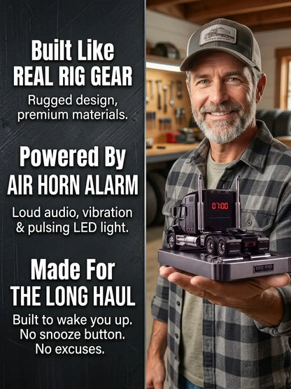 Big Rig™ Semi-Truck Alarm Clock