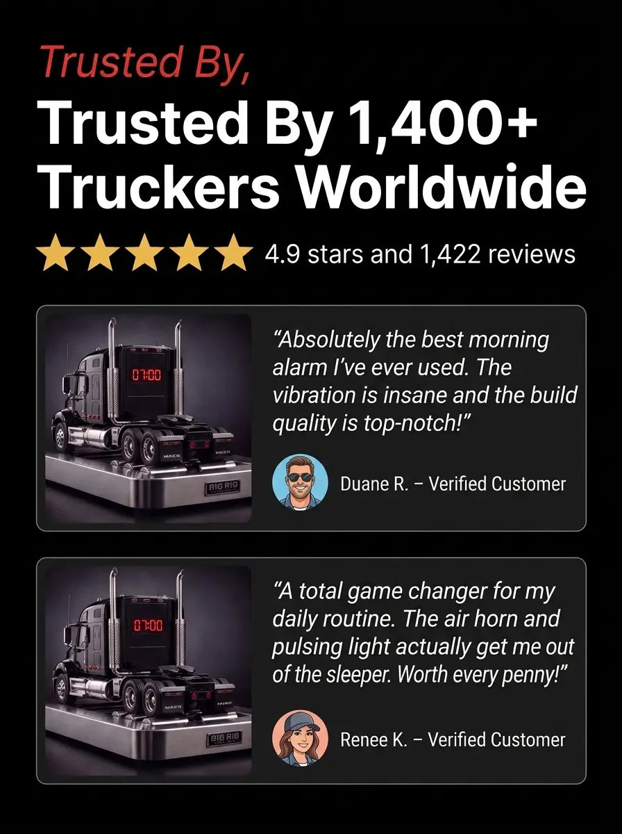Big Rig™ Semi-Truck Alarm Clock