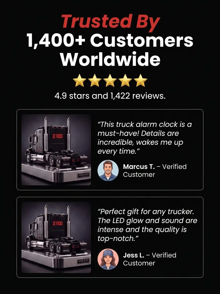 Big Rig™ Semi-Truck Alarm Clock